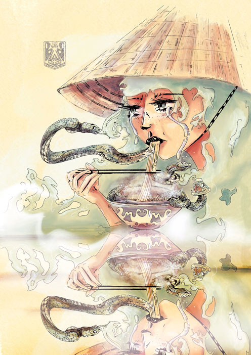 Illustration de la Cage aux serpents