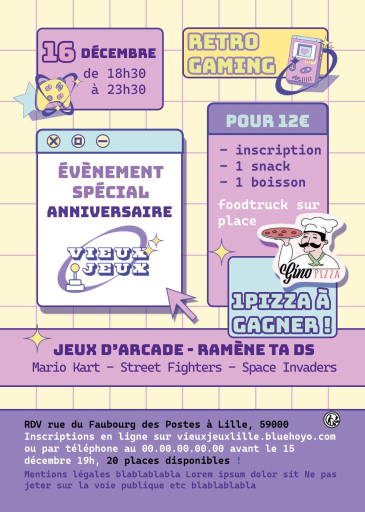 flyer Vieux Jeux